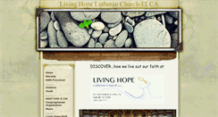 Desktop Screenshot of livinghopesaukville.org