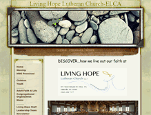 Tablet Screenshot of livinghopesaukville.org